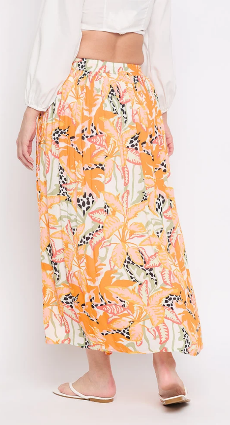 Multicolor Animal & Rayon Skirt for Women S-XL | GypsieBlu