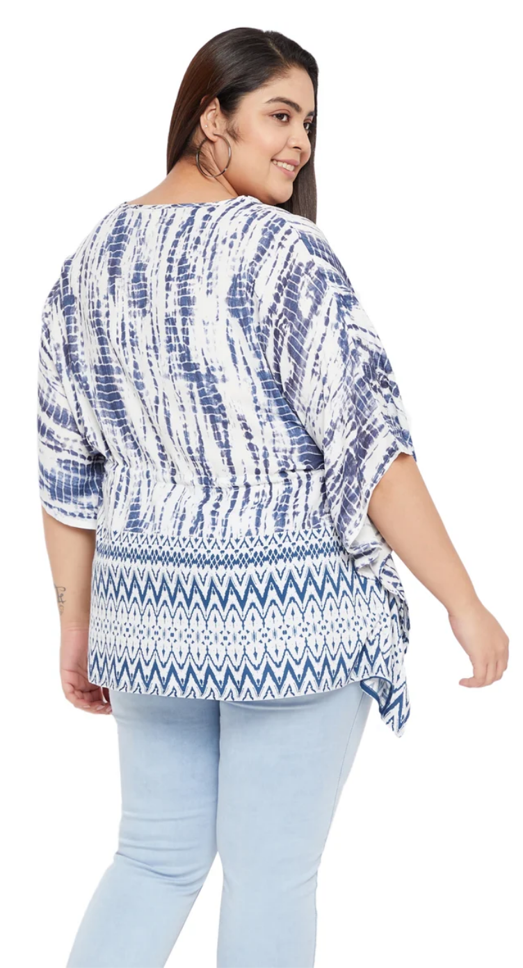 Blue Rayon Tunic Top for Women S-XL | GypsieBlu
