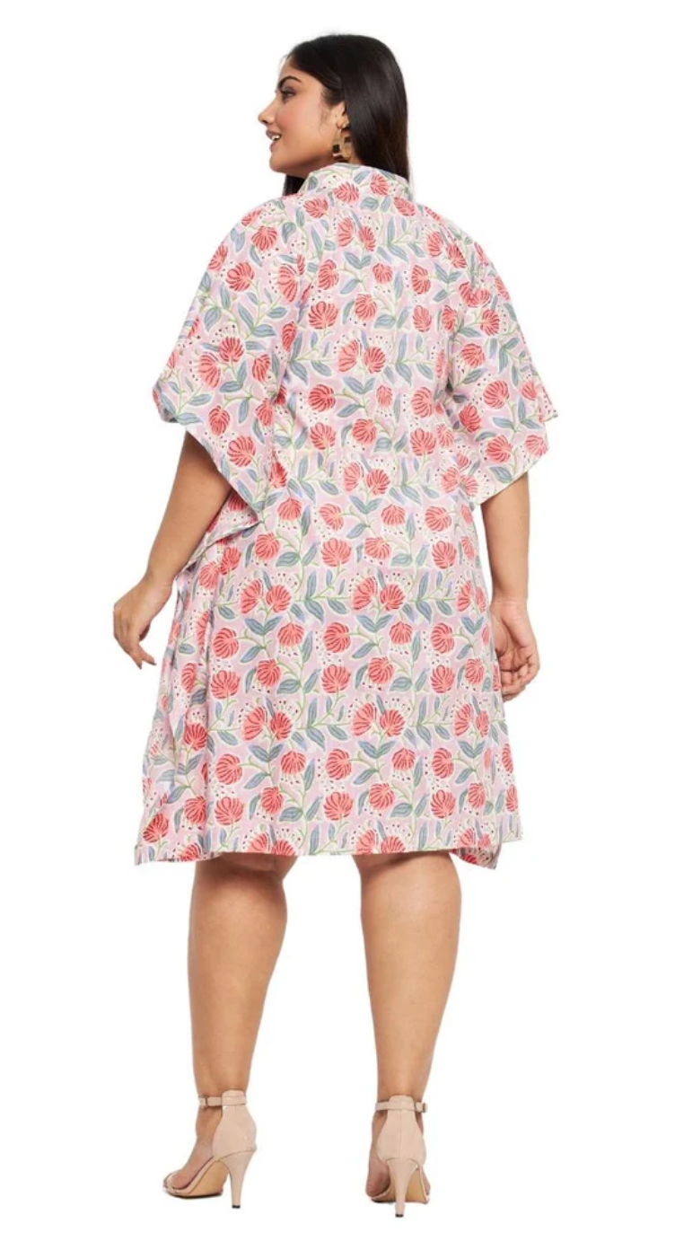 Floral Cotton Plus Size Tunic for Women 1X-3X | GypsieBlu