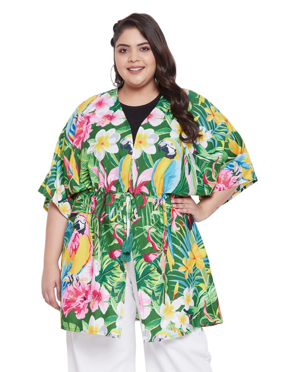 Women's Green Floral Dress
