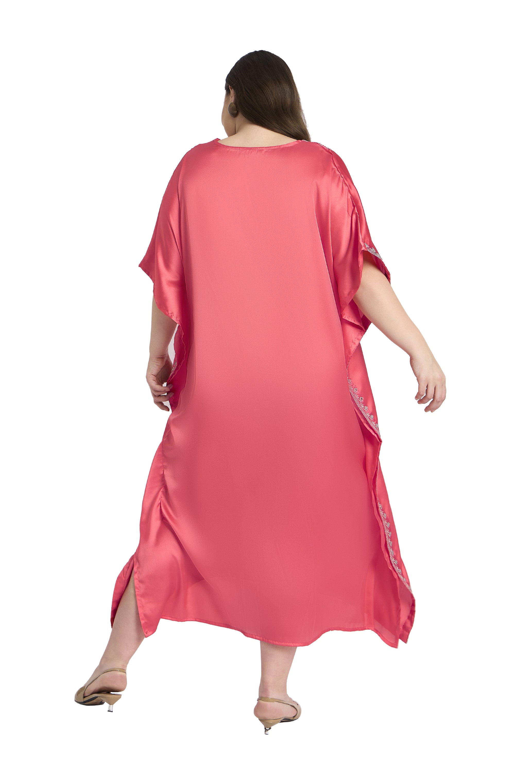 Gypsie Blu Women Plus Size Embroidery Wedding Kaftan