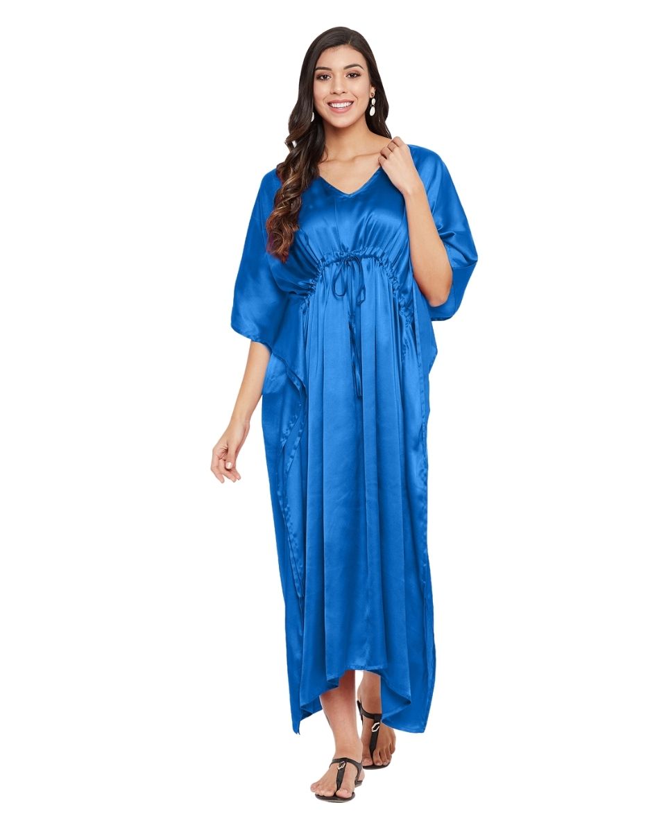 Women's Satin Kimono Dress