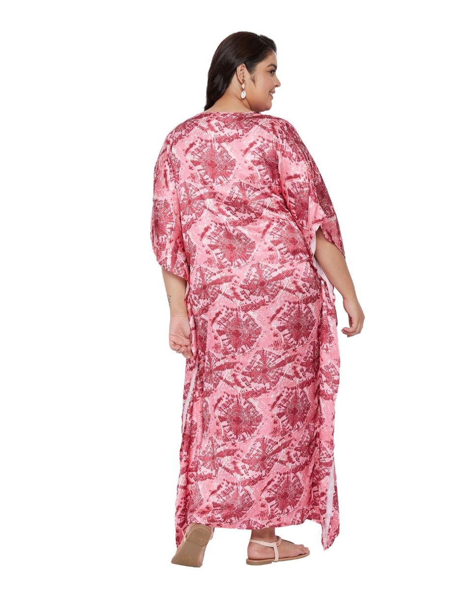 Casual Satin kaftan for woman
