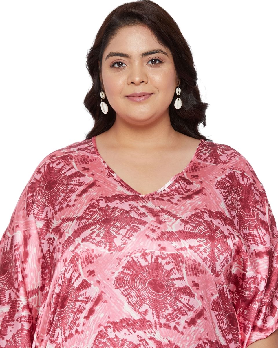 Beach Satin kaftan dress