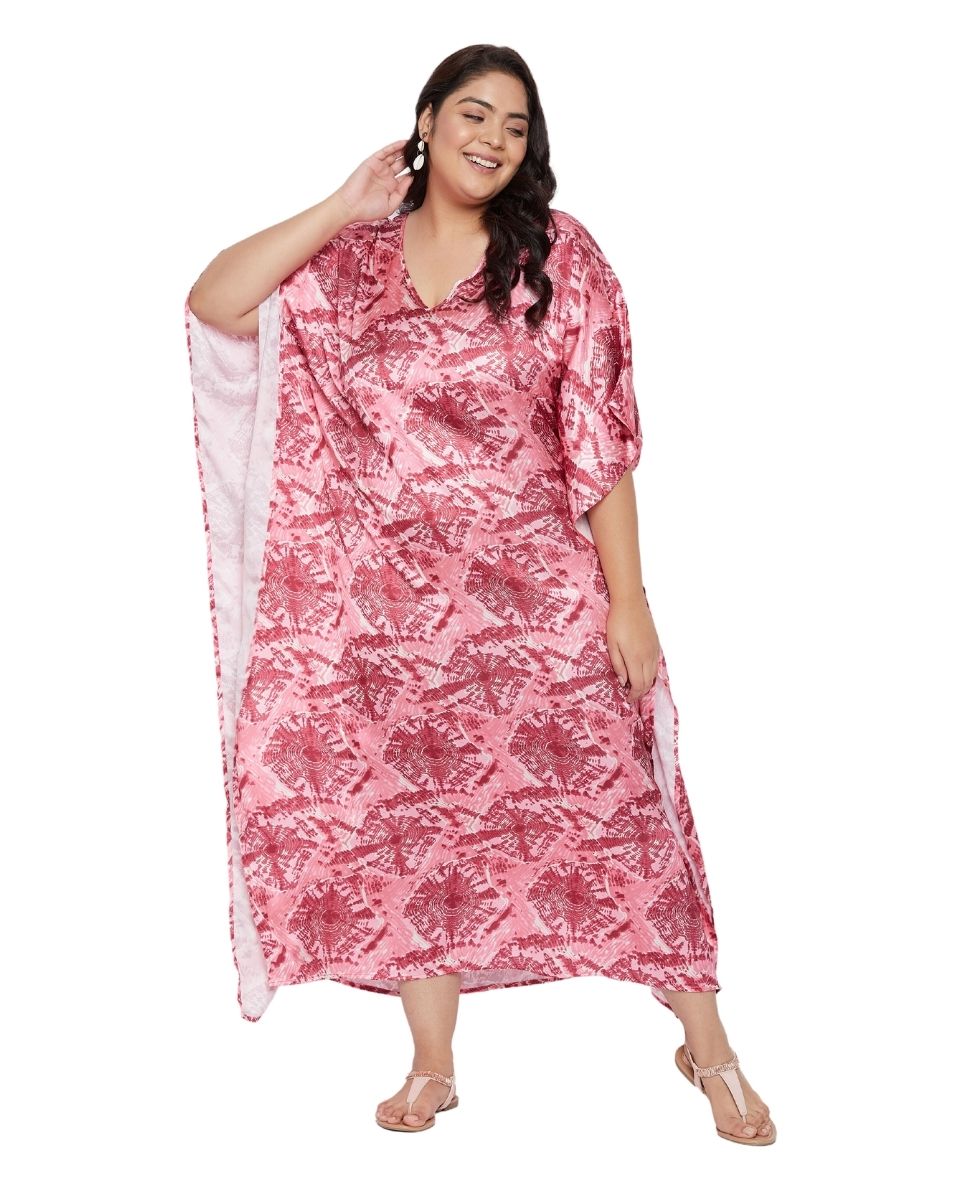 Cotton Satin kaftan for woman