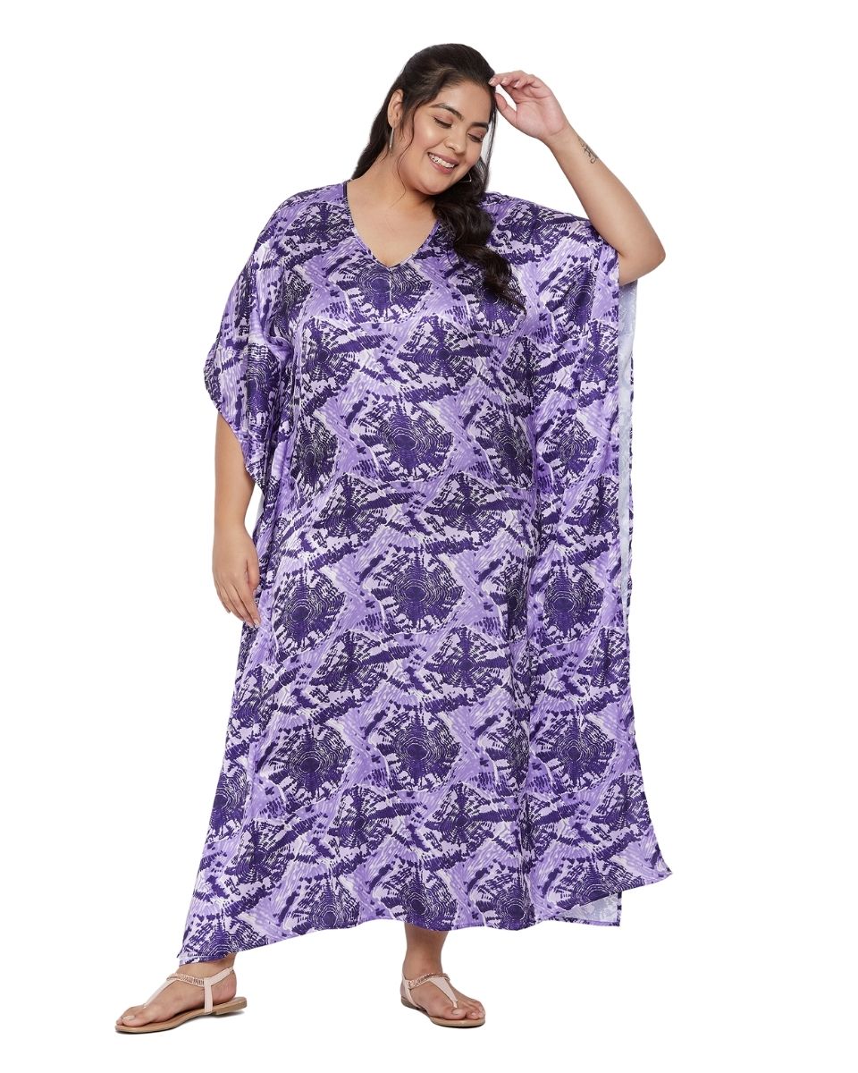 Designer satin caftan for woman