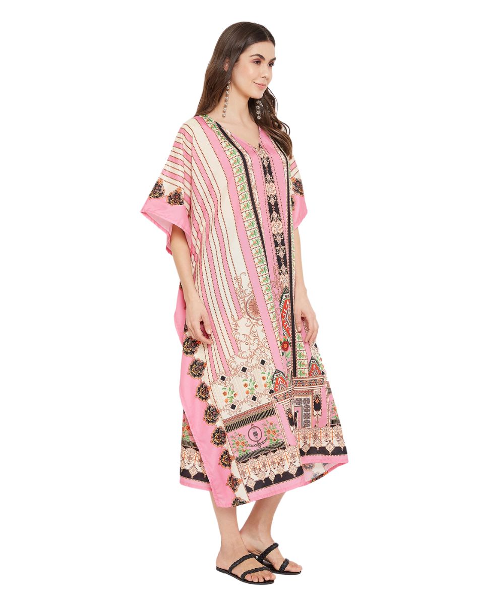 hot pink kaftan