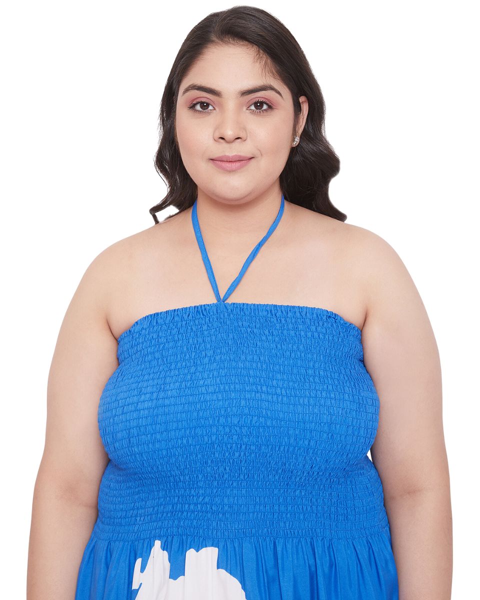 light blue maxi dress