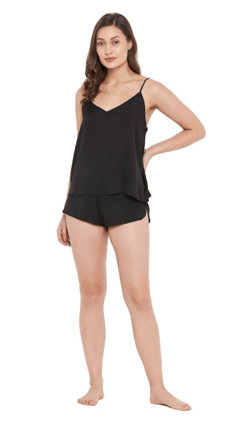 Black Satin Shorts for Women S-XL | GypsieBlu