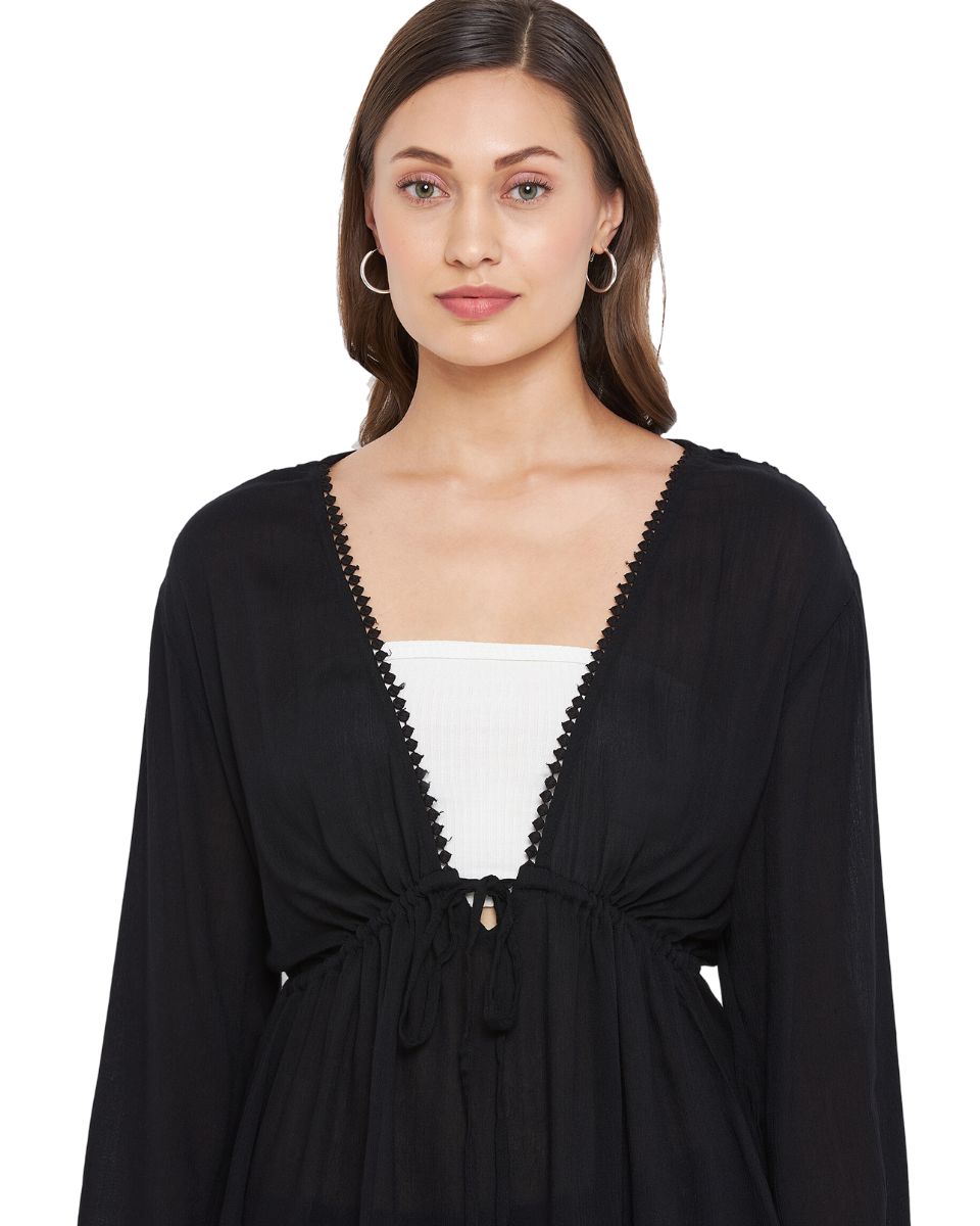 Rayon crepe cover-ups