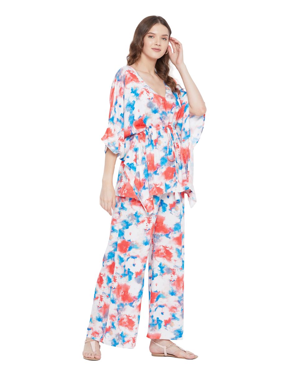 Stylish Red Kaftan Attire