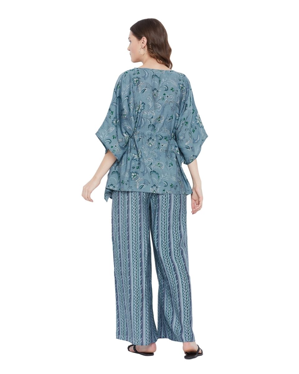 Stylish Blue Kaftan Attire