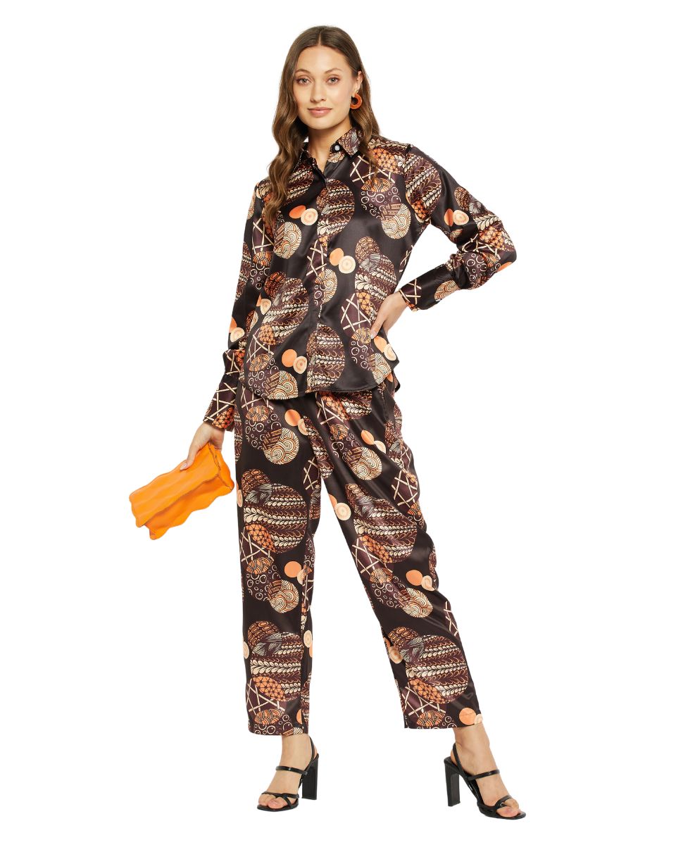 Modern Black Satin Style