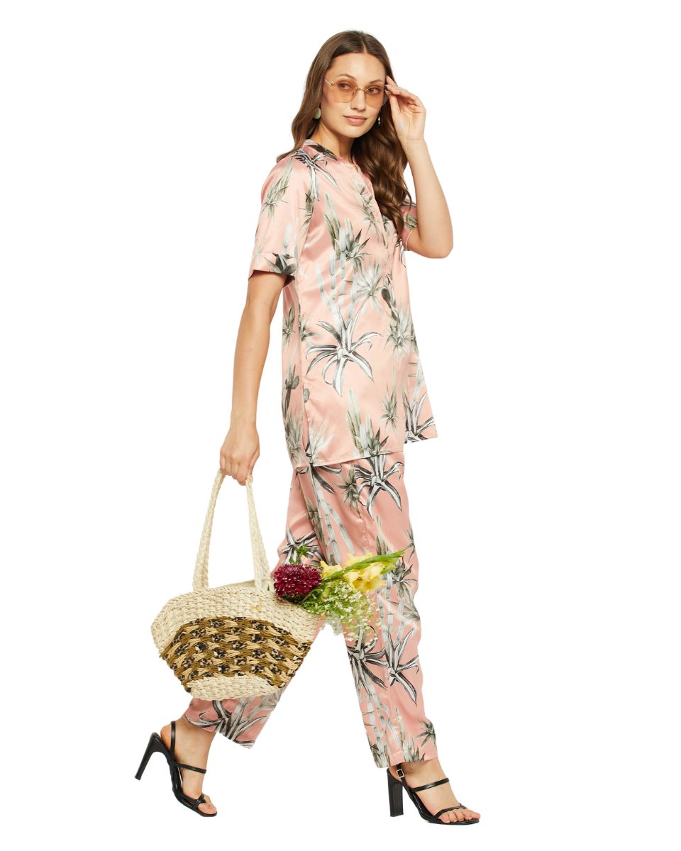 Trendy Floral Print Attire