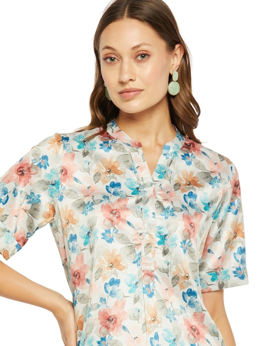 Trendy Floral Print Attire