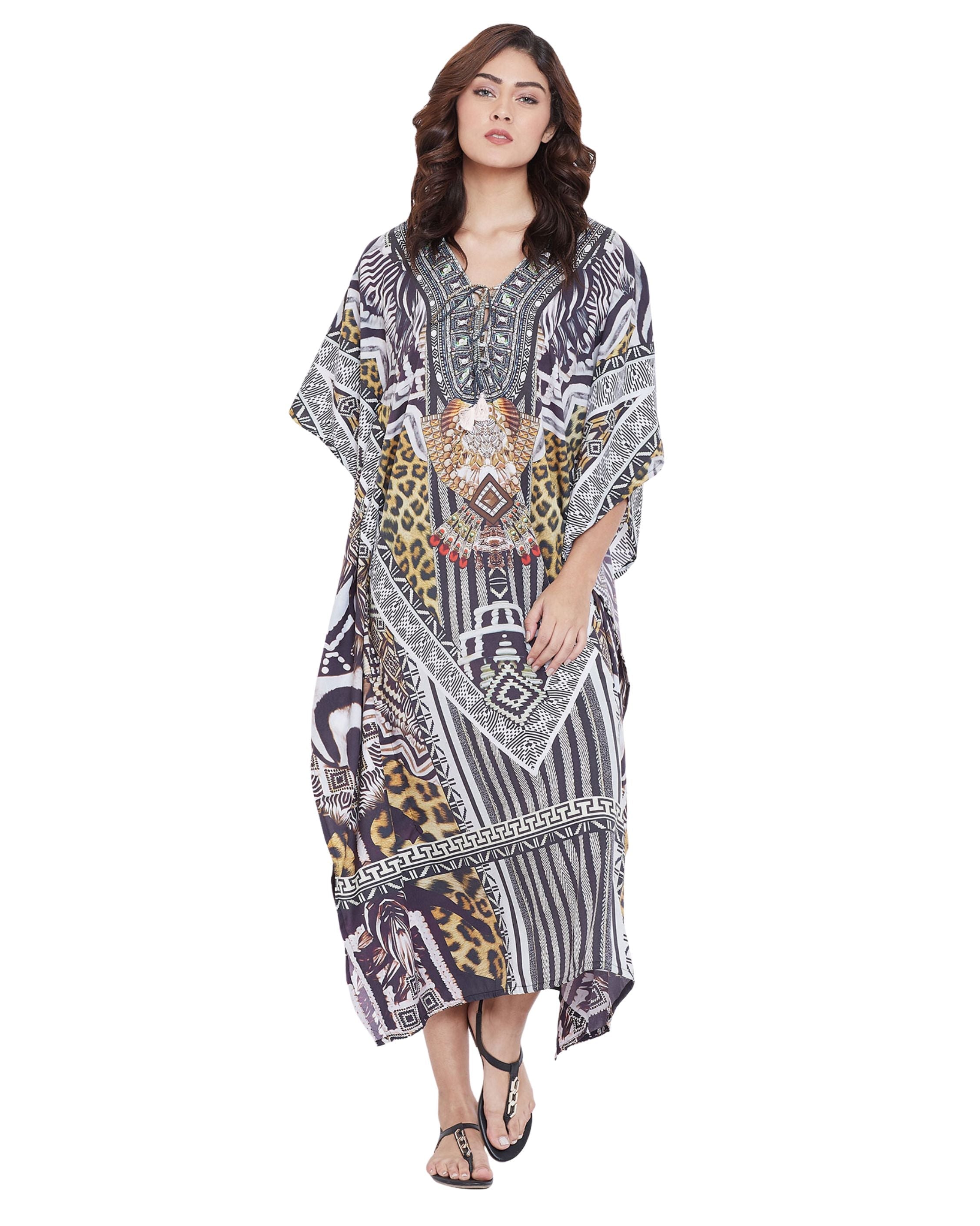 Gypsieblu Digital Kaftans