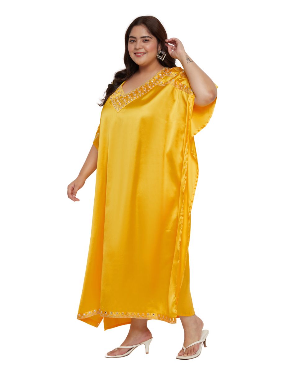 Fashion-forward satin kaftan For Women