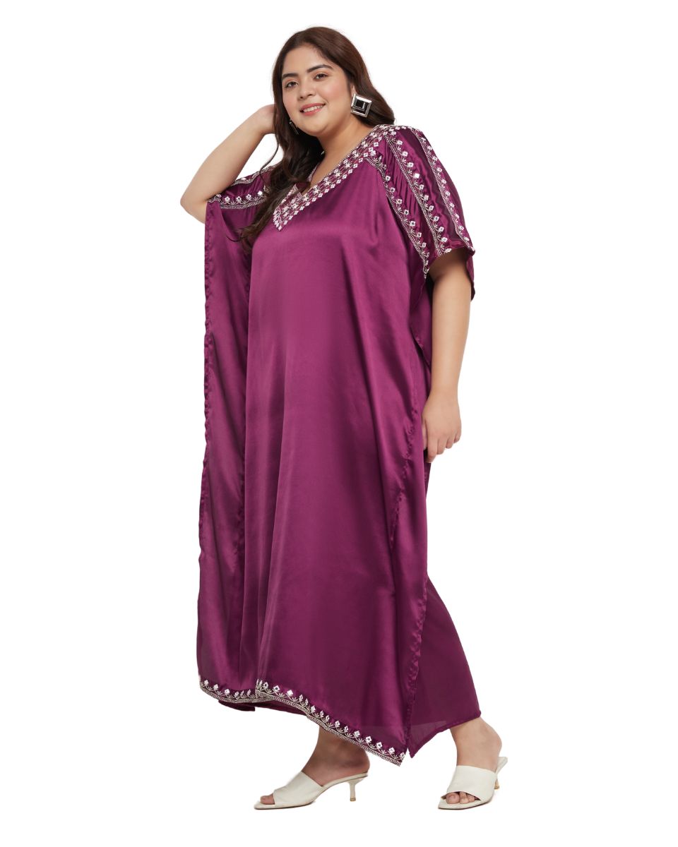 Elegant Satin Evening Gown For Women