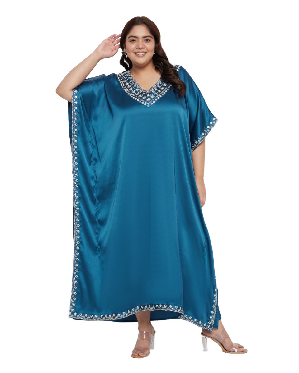 Blue Hue Kaftan Dress main image 0