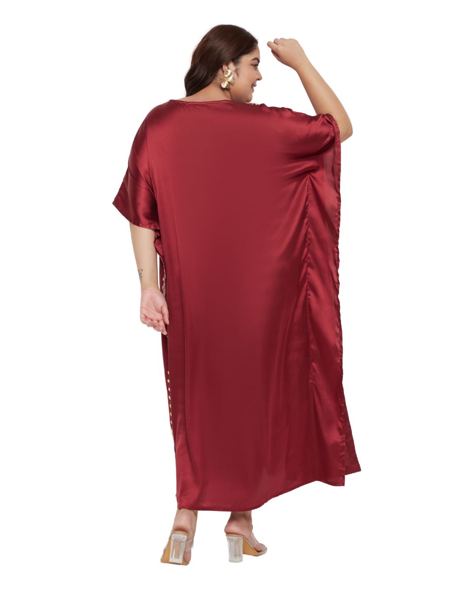 Fashionable Red Kaftan