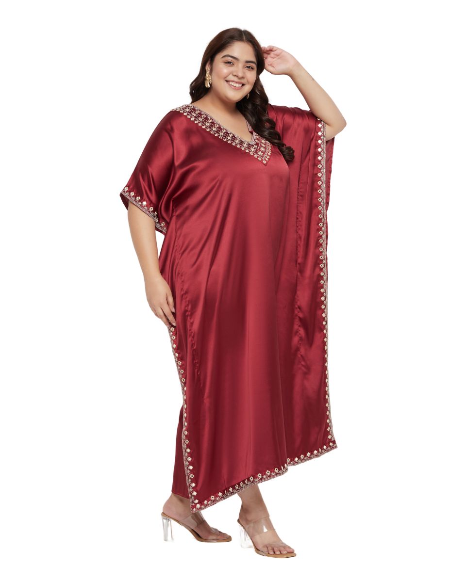 Jester Red Satin Dress