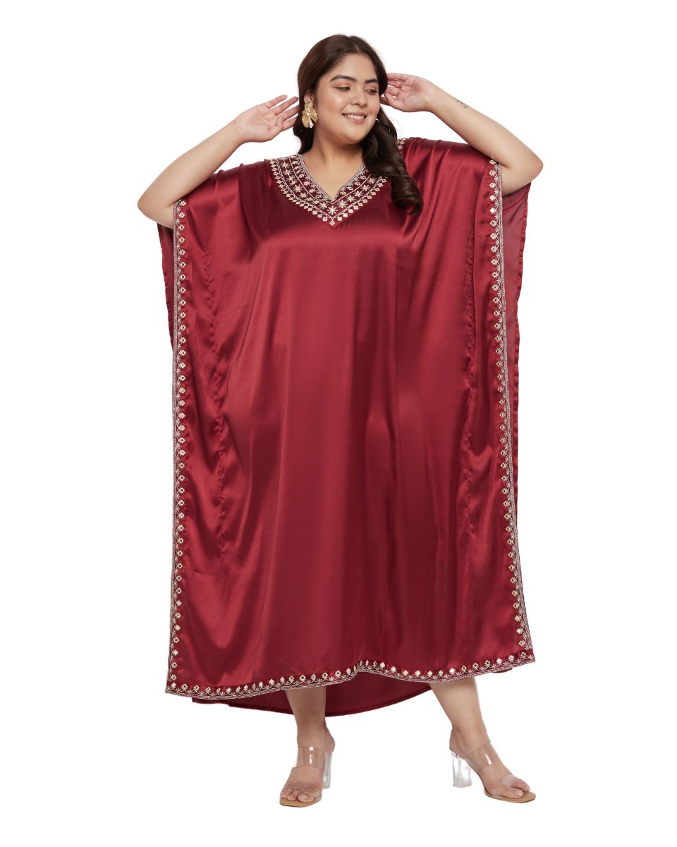 Stylish Jester Red Satin