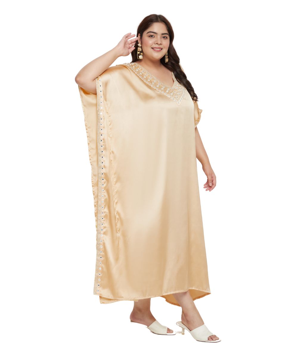 Classy Apricot Tan Attire
