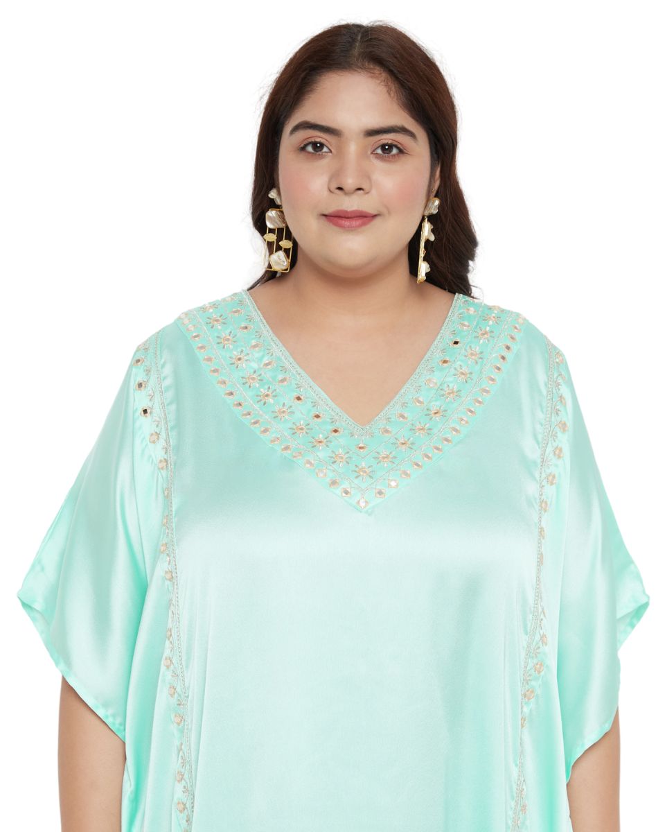 Chic Lace Kaftan Dress