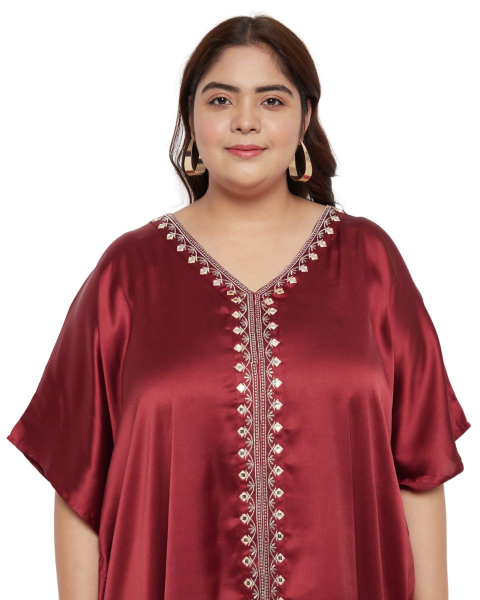 Women's Allure Jester Red Kaftan