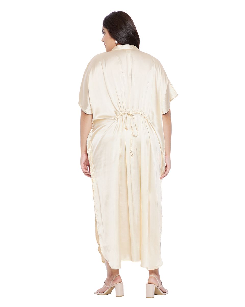 Beach satin caftan for woman