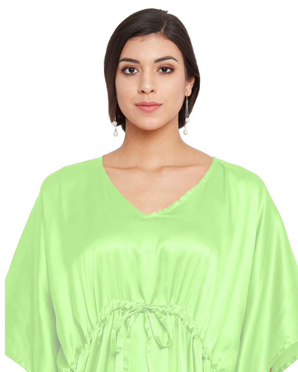 satin kaftan for women