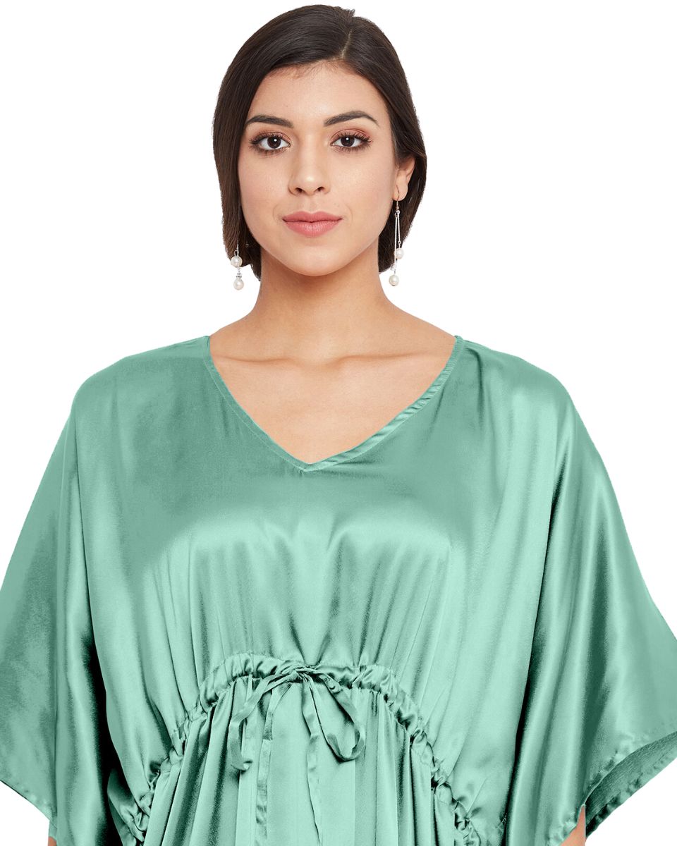 Women's Satin Kaftan Dress