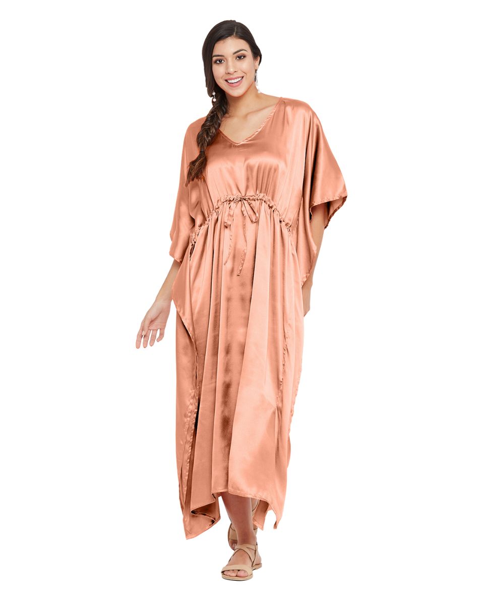 Long Kaftan with Drawstring