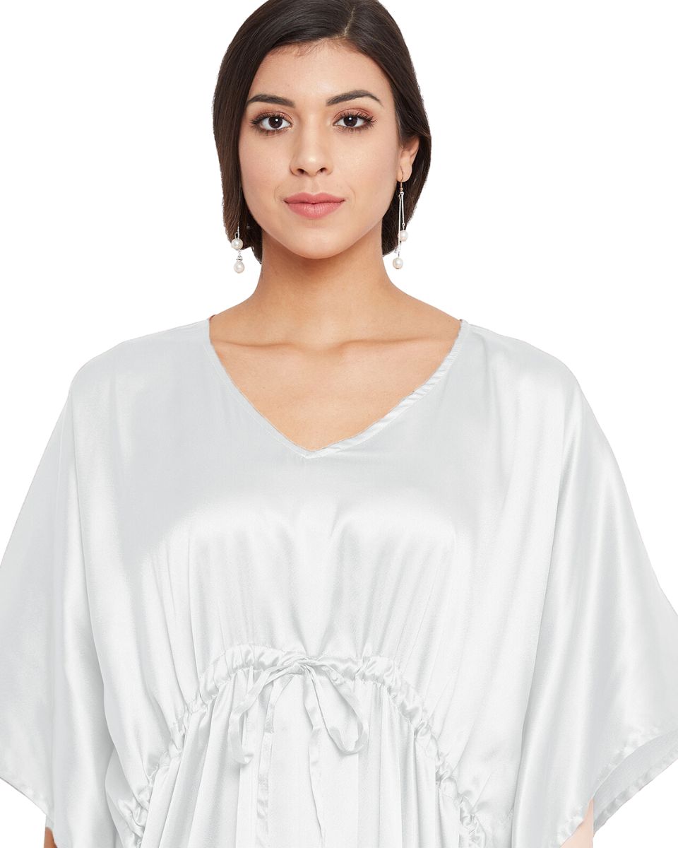 Chic beach satin kaftan