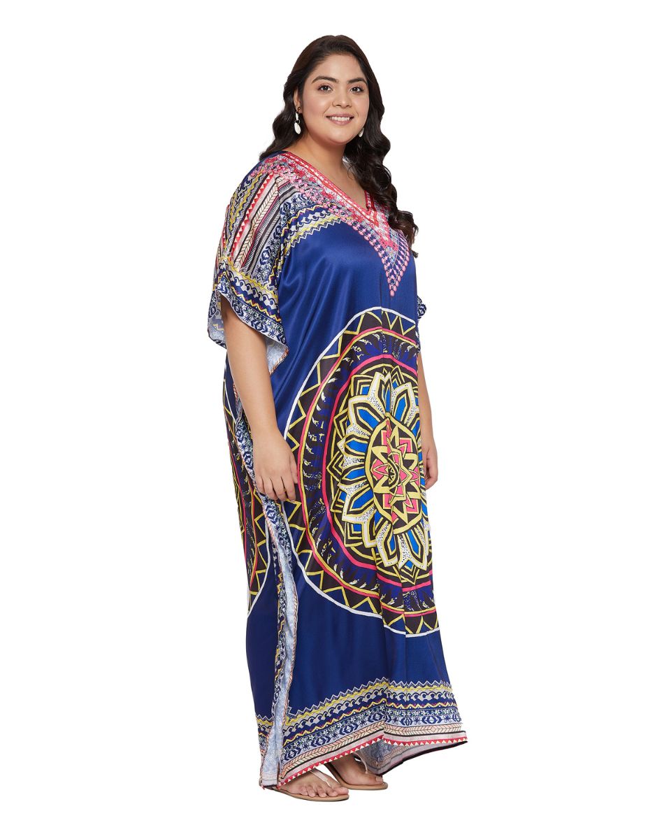 Plus Size Kaftan with V-Neck design