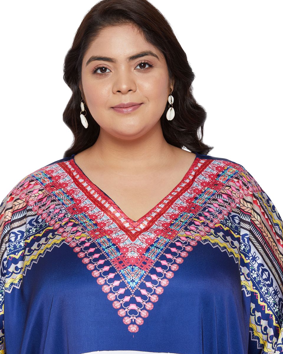 Women's Mandala Print Kaftan for summer