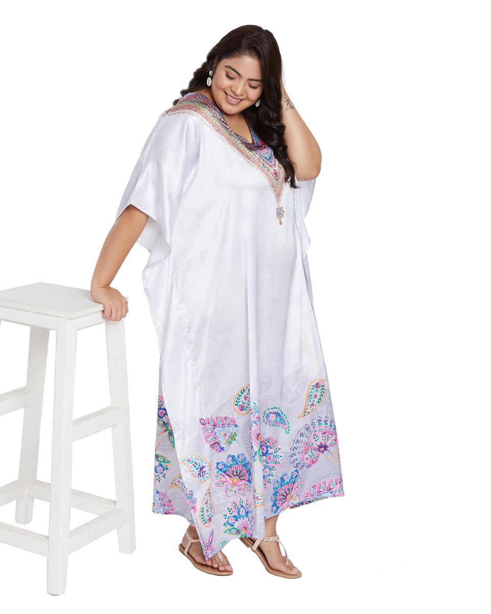Floral Print Kaftan