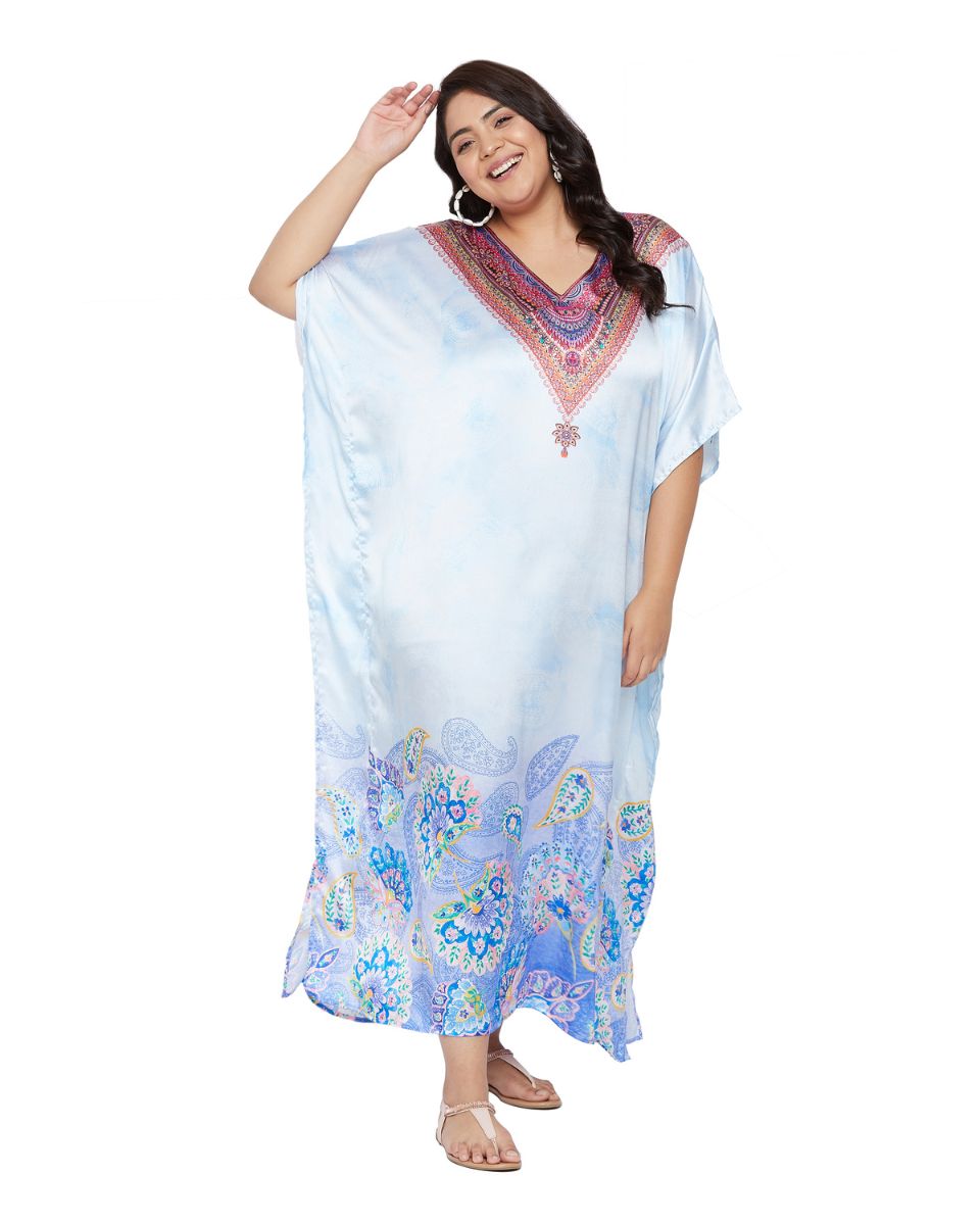 satin kaftan for Women