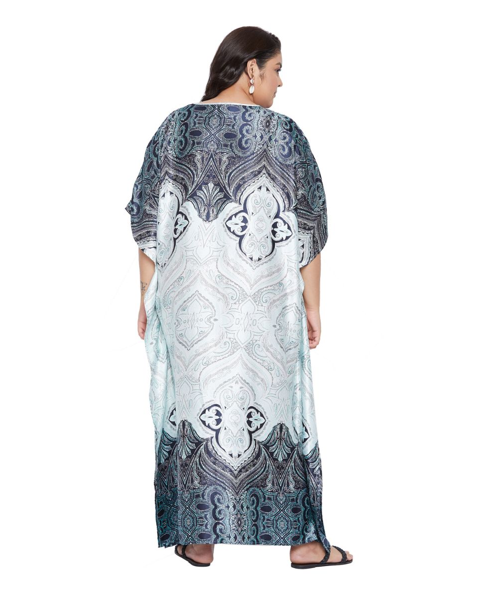 Floral Print Kimono Sleeve Dress