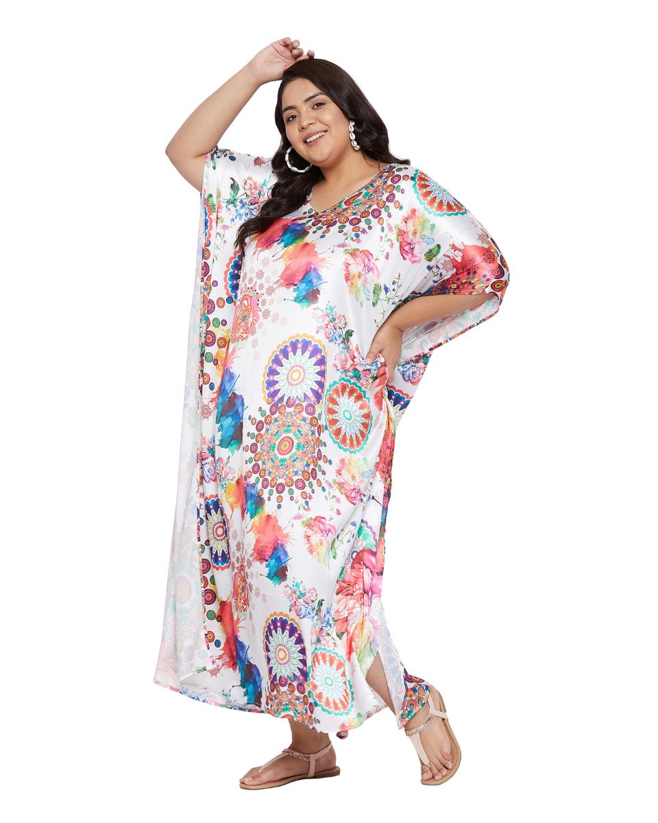 Trendy Kimono Sleeve Maxi Dress