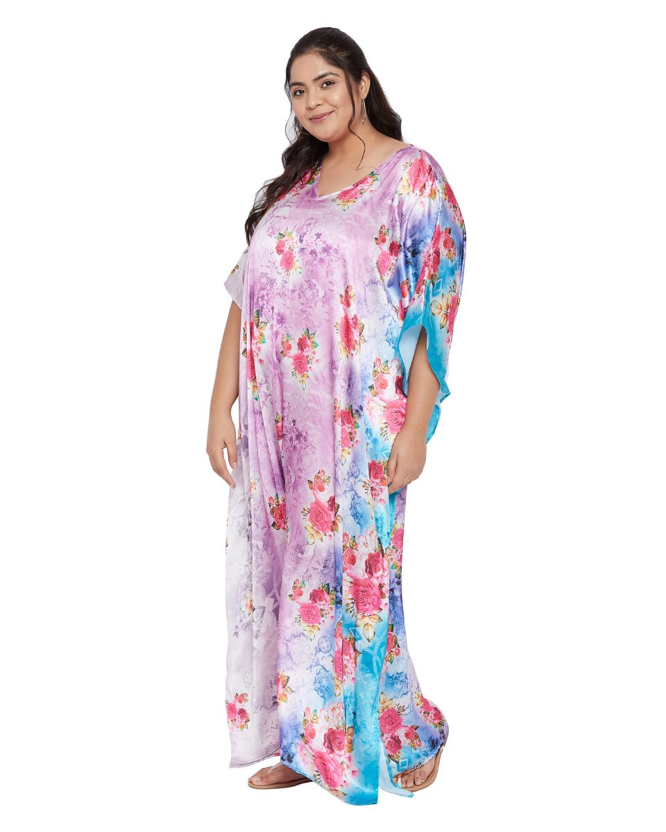Floral Pattern Kaftan for Summer