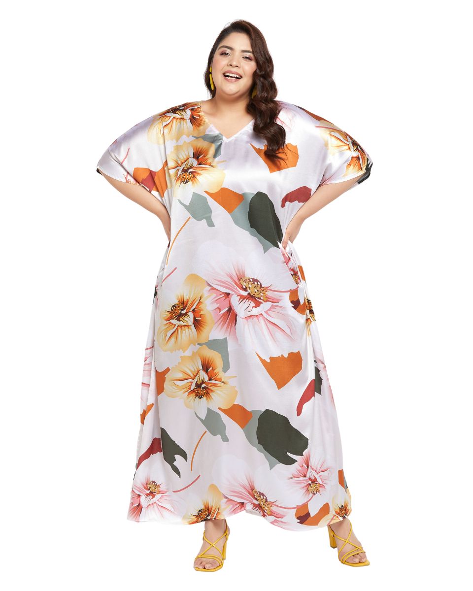 Satin Kaftan for Women