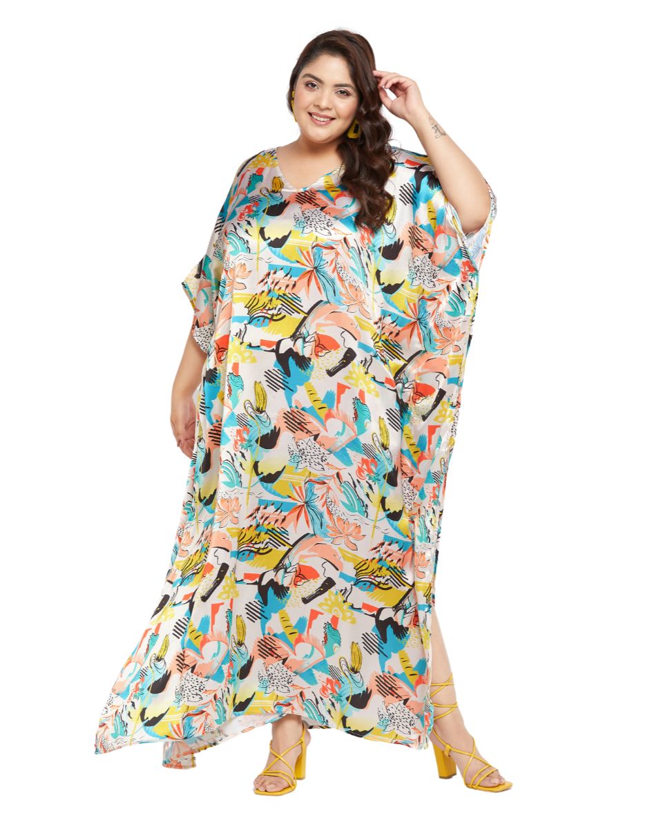 Elegant Floral Print Attire