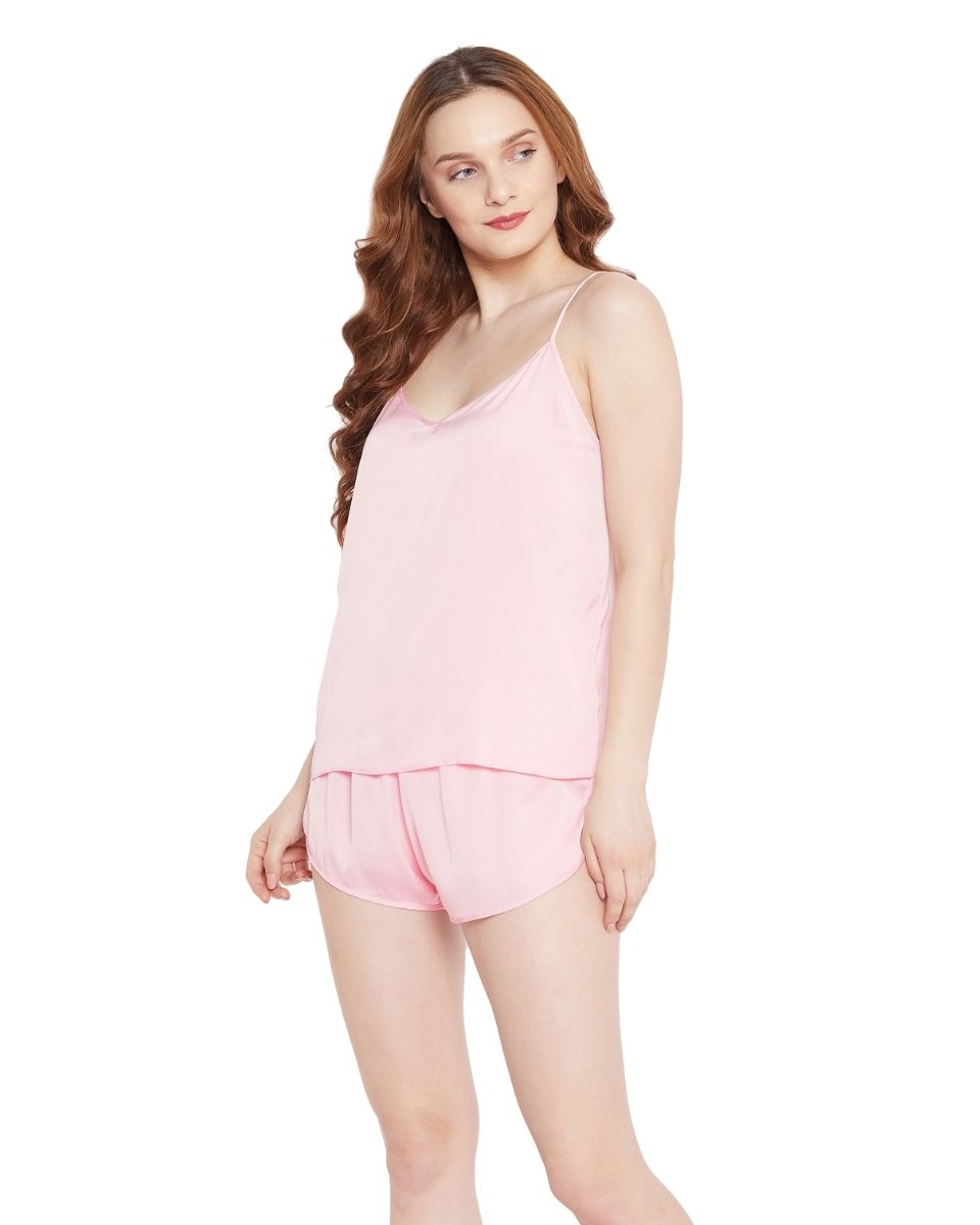 Silk-like Pajama Set