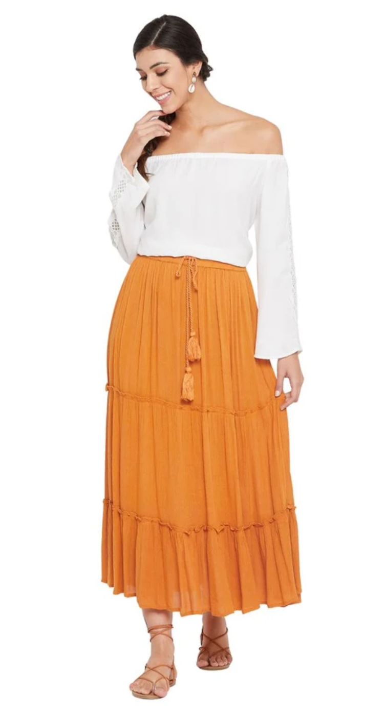 Amber Rayon Skirt for Women S-XL | GypsieBlu