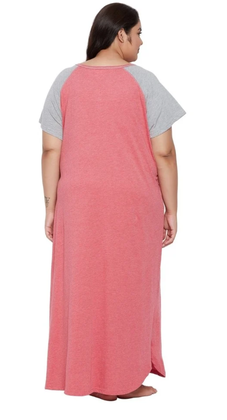 Red Cotton Plus Size Dress for Women 1X-3X Short Sleeve | GypsieBlu