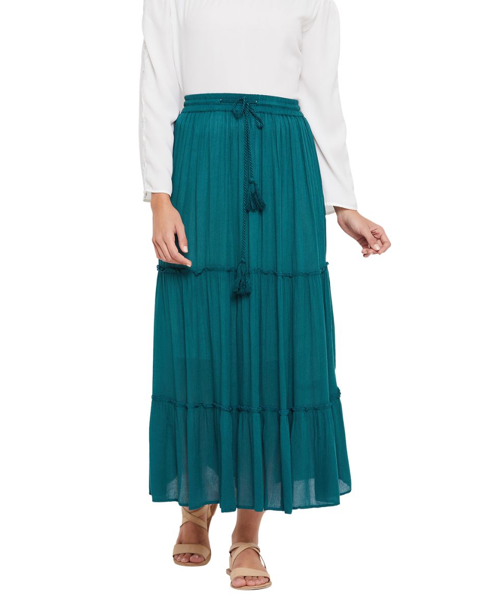 green skirt online