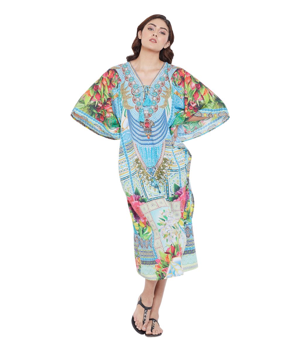 long caftan maxi dress