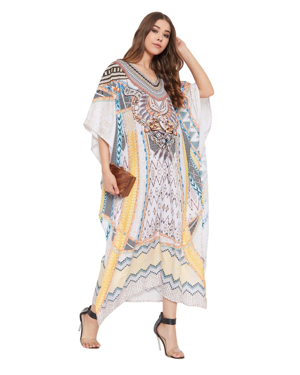 long kimono sleeve maxi dress