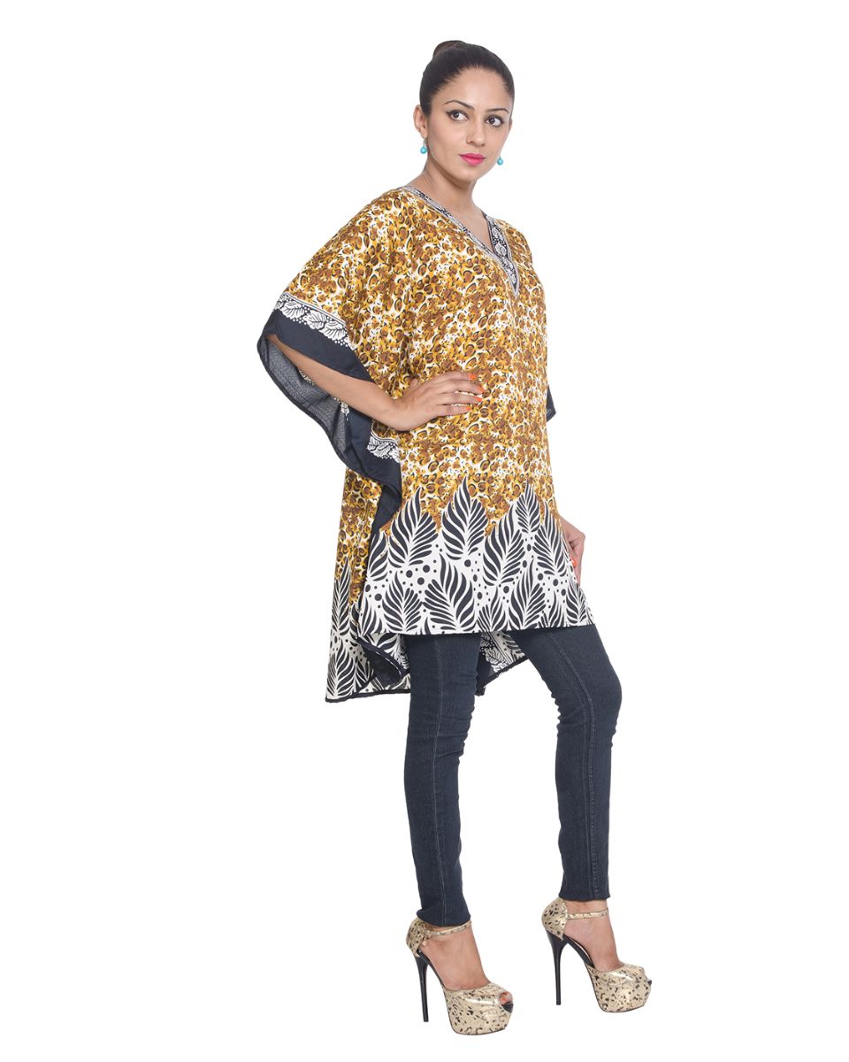 Mini Tunic Leopard Polyester Plus Size For Women